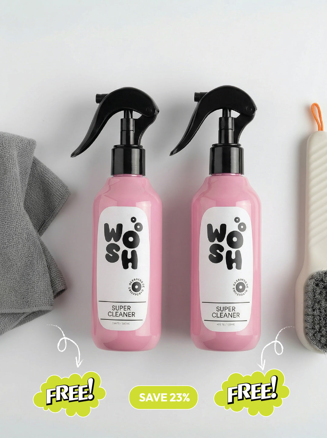 Wosh Super Cleaner Dual Pack