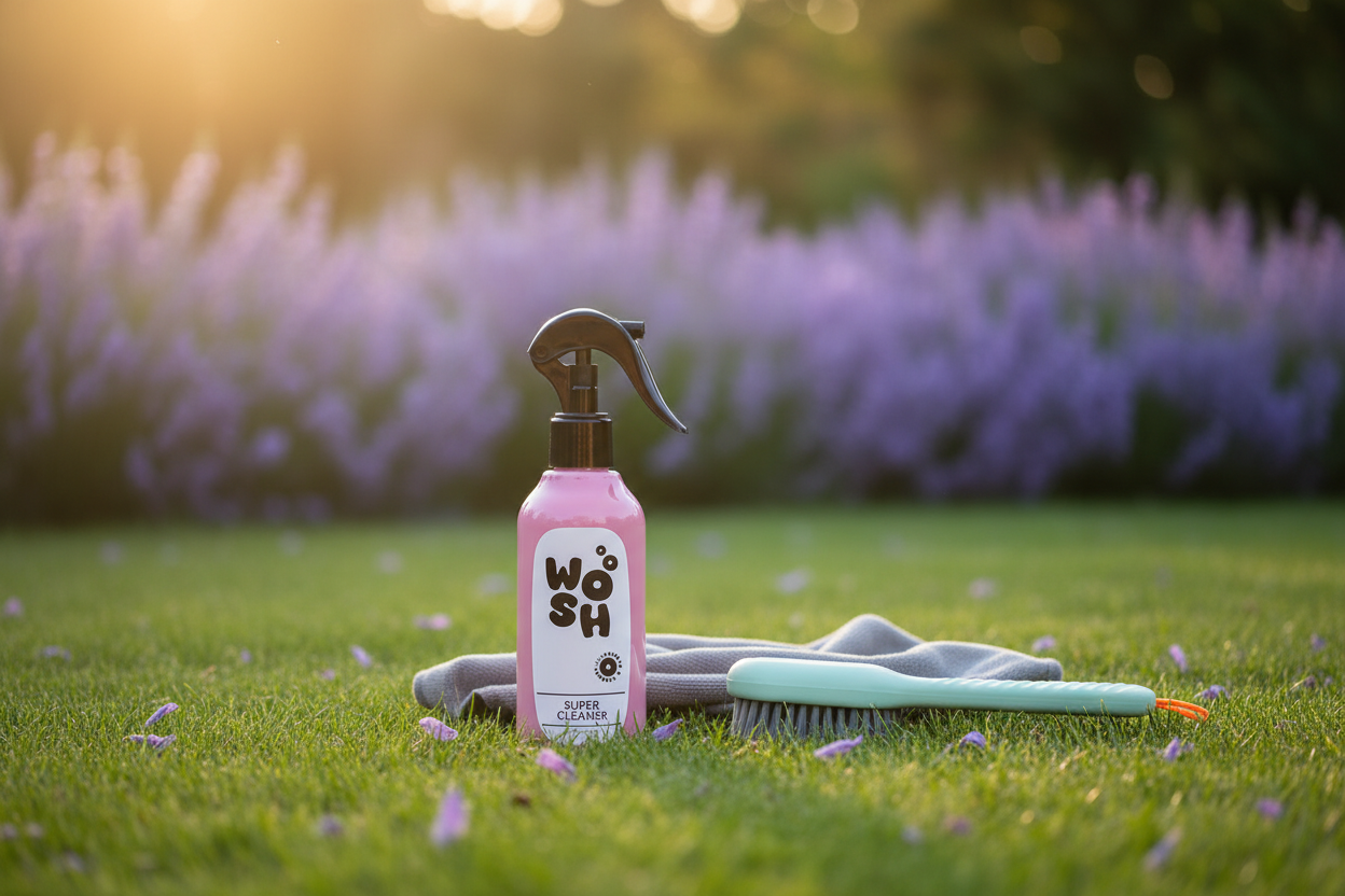 Wosh Super Cleaner Landing Page - Single Brush